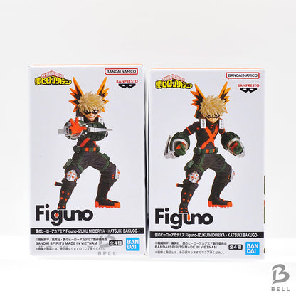 My Hero Academia Figuno Katsuki Bakugo Set of 2 Figures Banpresto Official Japan