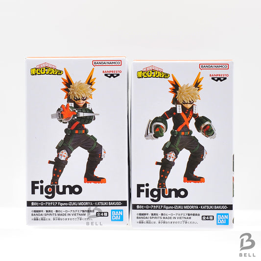 My Hero Academia Figuno Katsuki Bakugo Set of 2 Figures Banpresto Official Japan