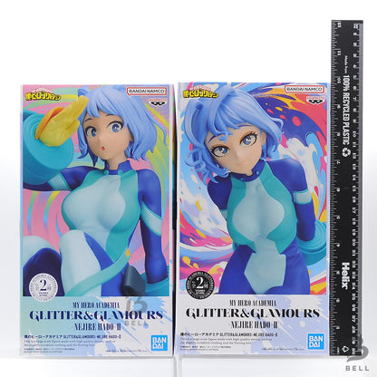 My Hero Academia GLITTER GLAMOURS NEJIRE HADO II Set of 2 Banpresto Fig Japan