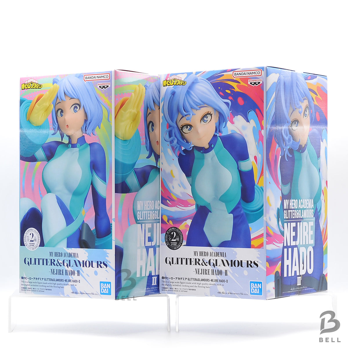 My Hero Academia GLITTER GLAMOURS NEJIRE HADO II Set of 2 Banpresto Fig Japan