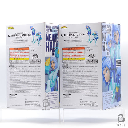 My Hero Academia GLITTER GLAMOURS NEJIRE HADO II Set of 2 Banpresto Fig Japan