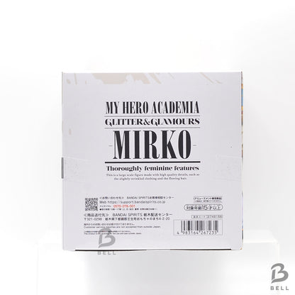 My Hero Academia GLITTER & GLAMOURS MIRKO Figure BANPRESTO Official Japan New