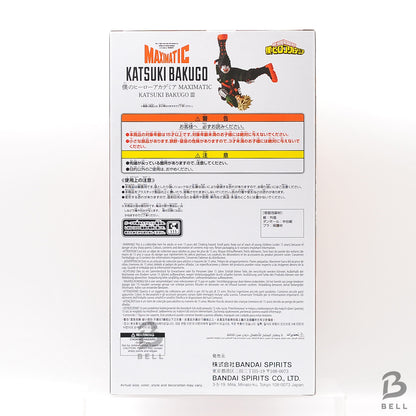 My Hero Academia Katsuki Bakugo III MAXIMATIC Banpresto Figure Anime Japan New