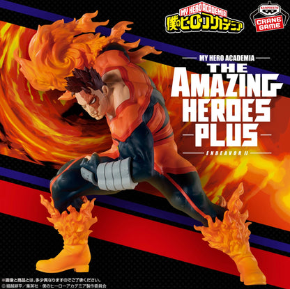 My Hero Academia THE AMAZING HEROES PLUS ENDEAVOR II FIGURE BANPRESTO Japan New