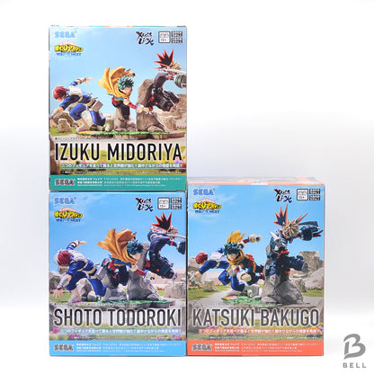 My Hero Academia The Movie You're Next XrossLink Figure Set Deku Bakugo Todoroki