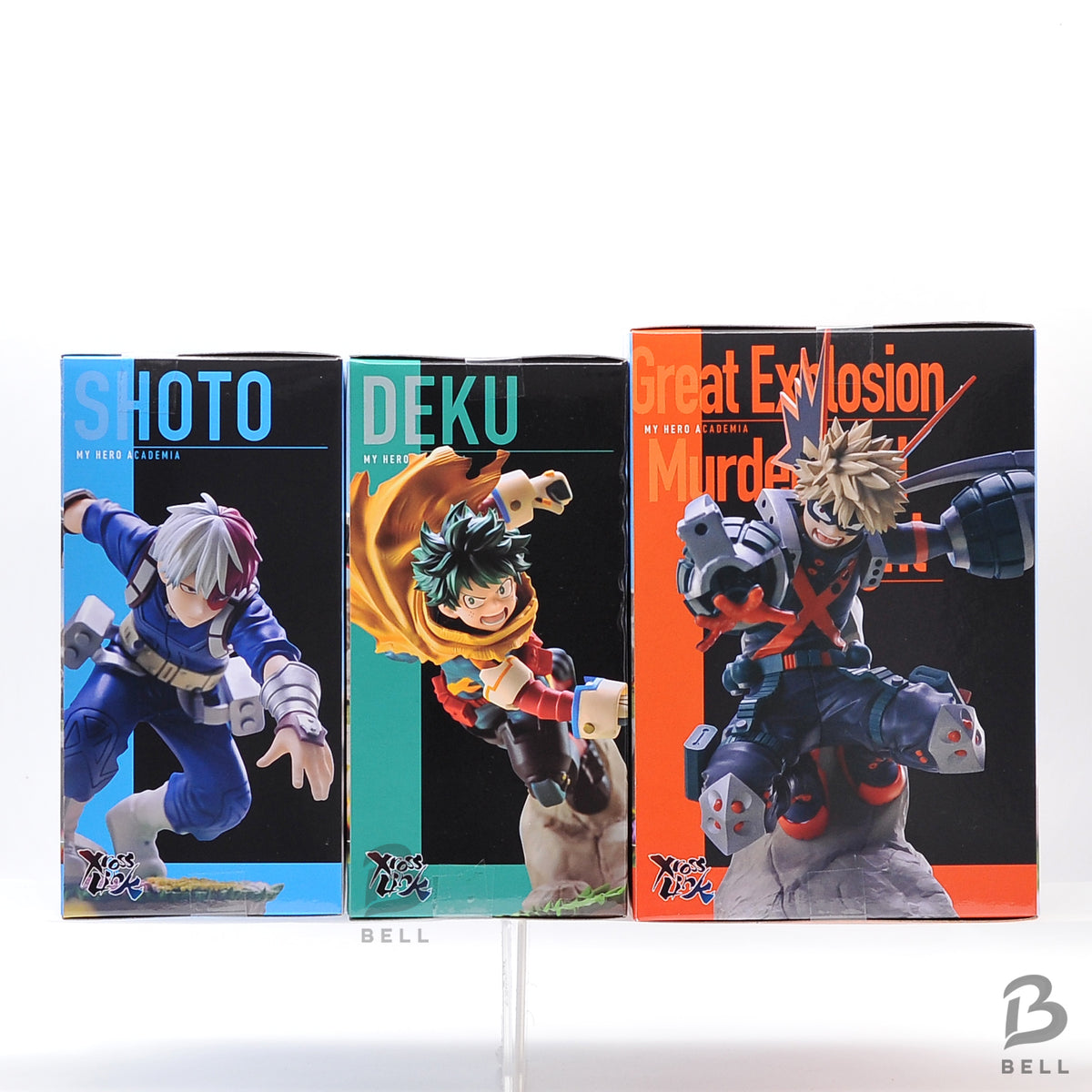 My Hero Academia The Movie You're Next XrossLink Figure Set Deku Bakugo Todoroki
