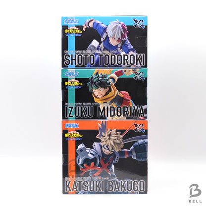 My Hero Academia The Movie You're Next XrossLink Figure Set Deku Bakugo Todoroki