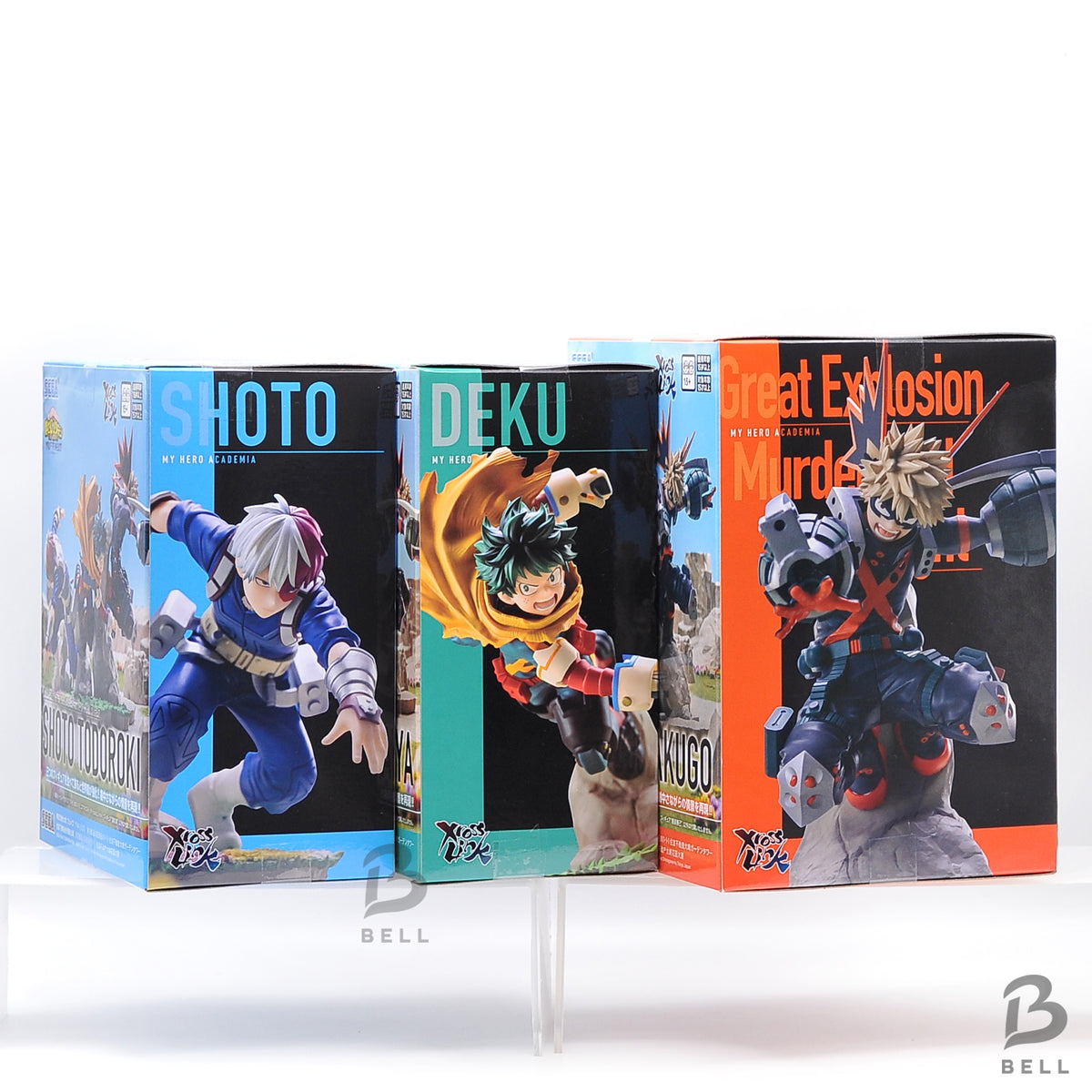 My Hero Academia The Movie You're Next XrossLink Figure Set Deku Bakugo Todoroki