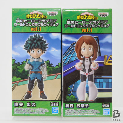My Hero Academia figure lot World Collectible Izuku Midoriya Ochaco Uraraka WCF
