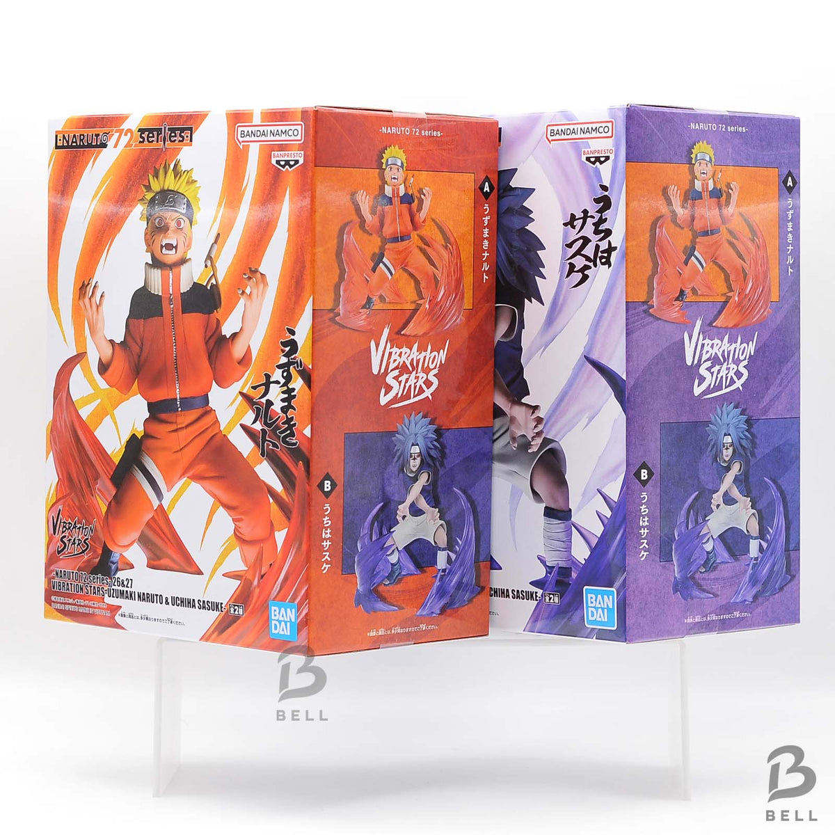 NARUTO 72 Series Vol.26&27 VIBRATION STARS Uzumaki Naruto & Uchiha Sasuke Figure