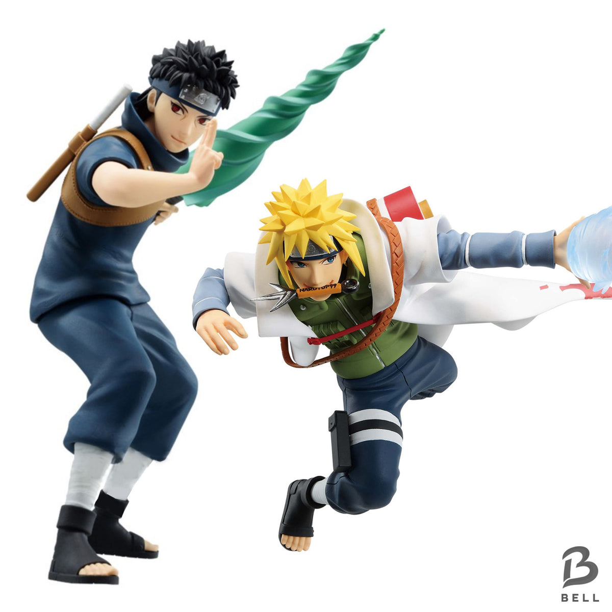 NARUTO NARUTOP99 Minato Namikaze & Shisui Uchiha Figure Set Banpresto New