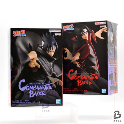 NARUTO Shippuden Combination Battle Itachi Uchiha & Sasuke Uchiha Figure Set New