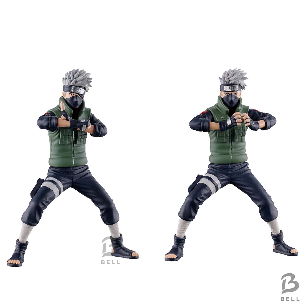 NARUTO Shippuden Figuno Hatake Kakashi Banpresto Anime Figure Toy Set of 2 Japan
