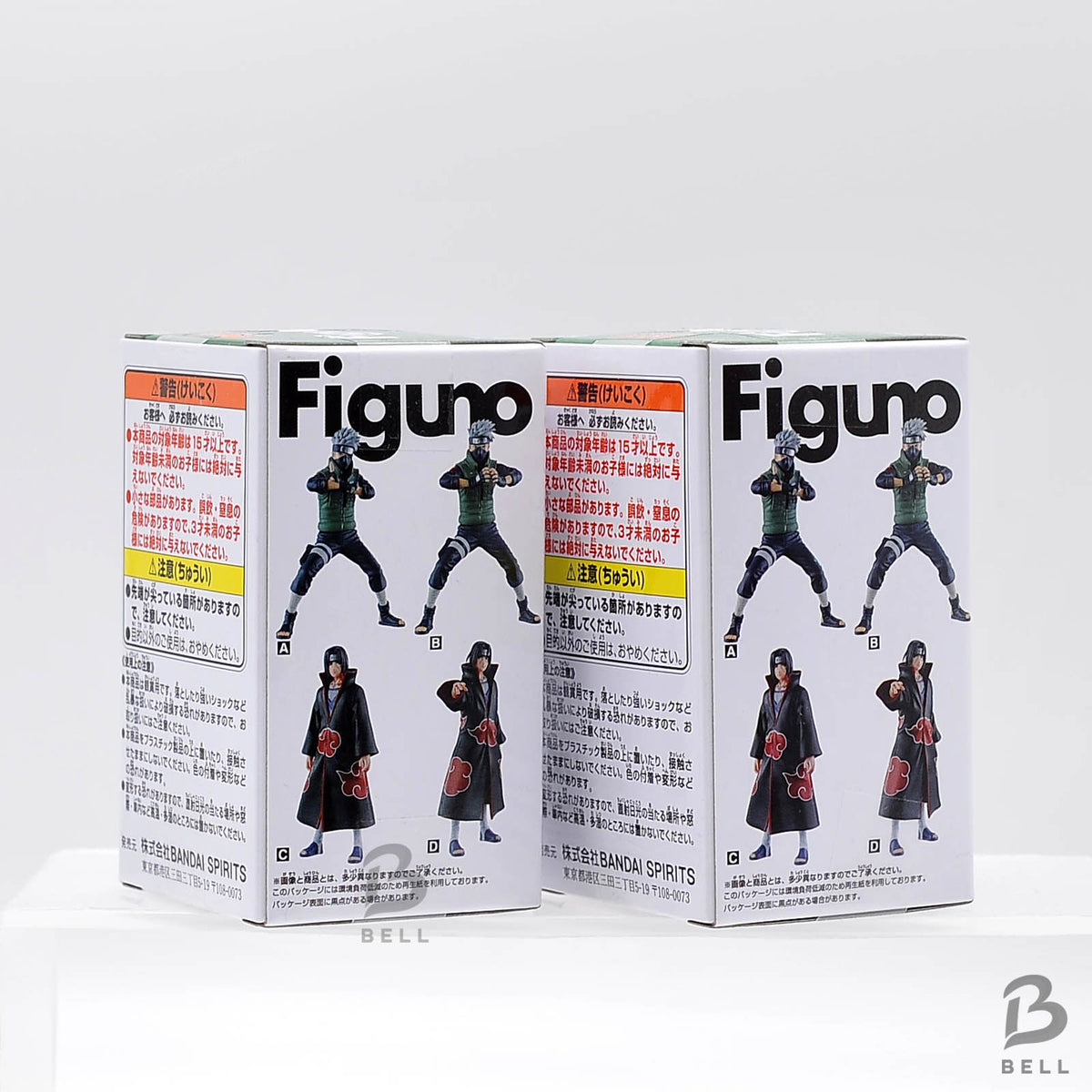 NARUTO Shippuden Figuno Hatake Kakashi Banpresto Anime Figure Toy Set of 2 Japan