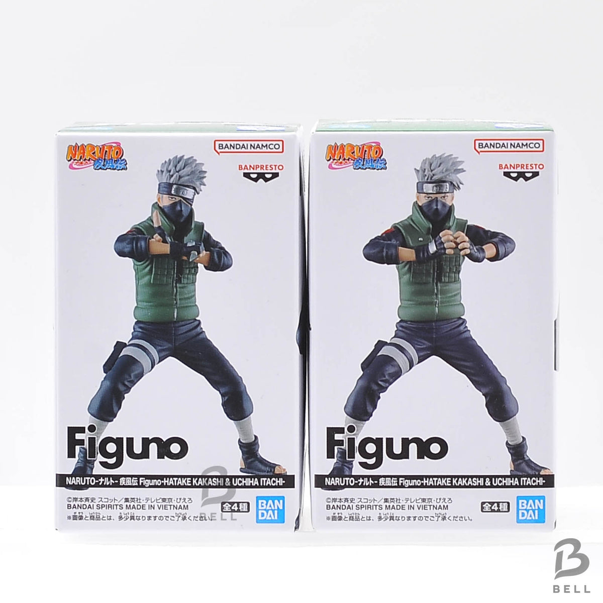 NARUTO Shippuden Figuno Hatake Kakashi Banpresto Anime Figure Toy Set of 2 Japan