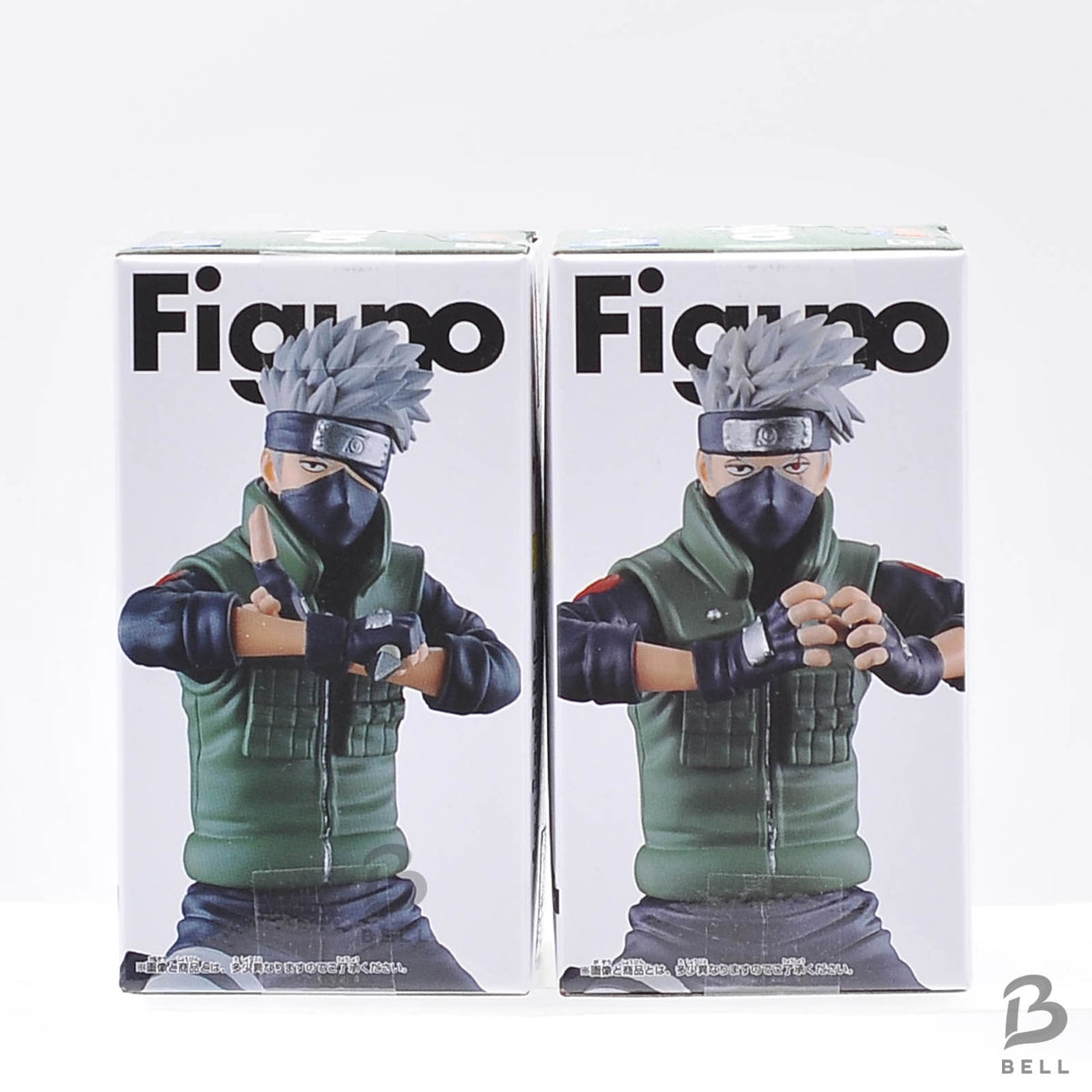 NARUTO Shippuden Figuno Hatake Kakashi Banpresto Anime Figure Toy Set of 2 Japan
