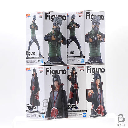 NARUTO Shippuden Figuno Hatake Kakashi & Uchiha Itachi Banpresto Set of 4 Japan