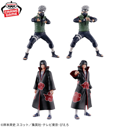 NARUTO Shippuden Figuno Hatake Kakashi & Uchiha Itachi Banpresto Set of 4 Japan