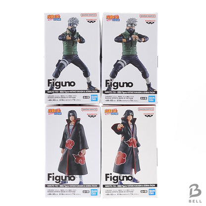 NARUTO Shippuden Figuno Hatake Kakashi & Uchiha Itachi Banpresto Set of 4 Japan
