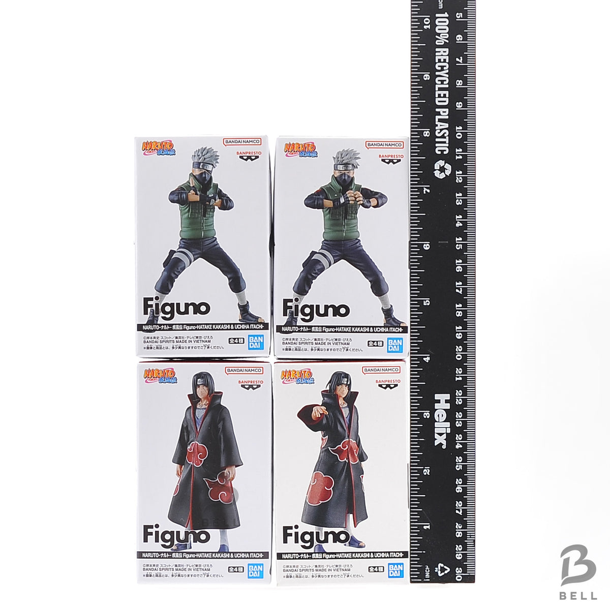 NARUTO Shippuden Figuno Hatake Kakashi & Uchiha Itachi Banpresto Set of 4 Japan