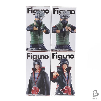 NARUTO Shippuden Figuno Hatake Kakashi & Uchiha Itachi Banpresto Set of 4 Japan
