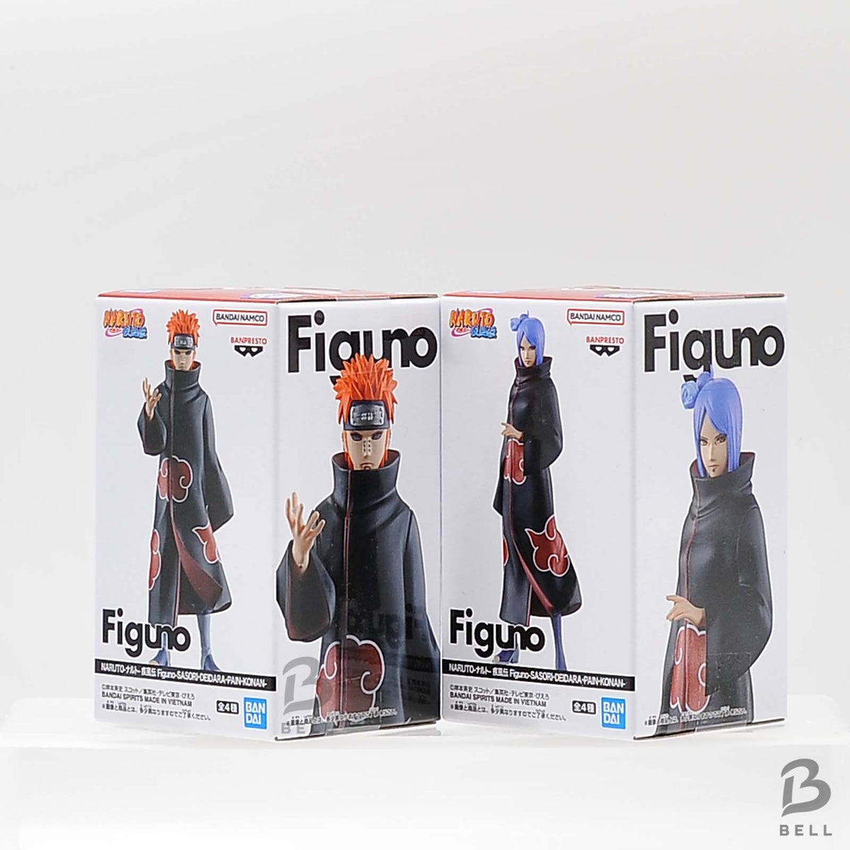 NARUTO Shippuden Figuno Pain Konan Akatsuki Banpresto Figure Set of 2 Japan New
