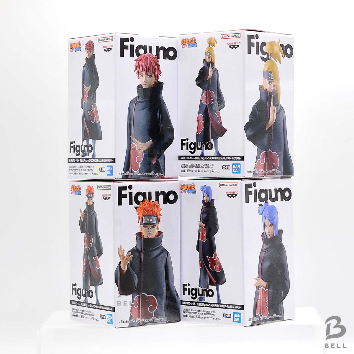 NARUTO Shippuden Figuno Sasori Deidara Pain Konan Akatsuki Banpresto Figure New
