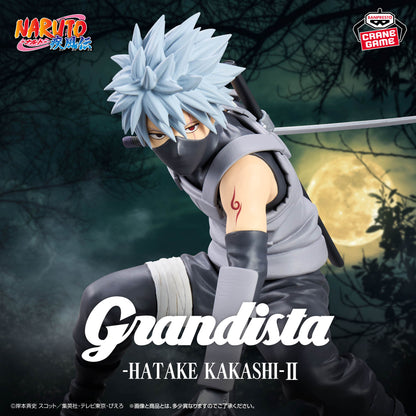 NARUTO Shippuden Grandista Hatake Kakashi II Banpresto Anime Figure Japan New!