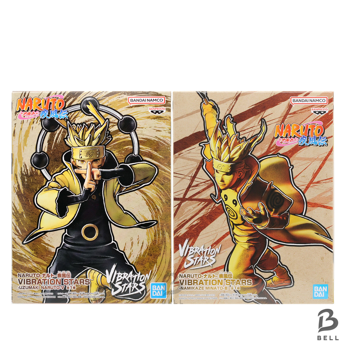 NARUTO Shippuden VIBRATION STARS Uzumaki Naruto V Minato III 2 Figures Set NEW
