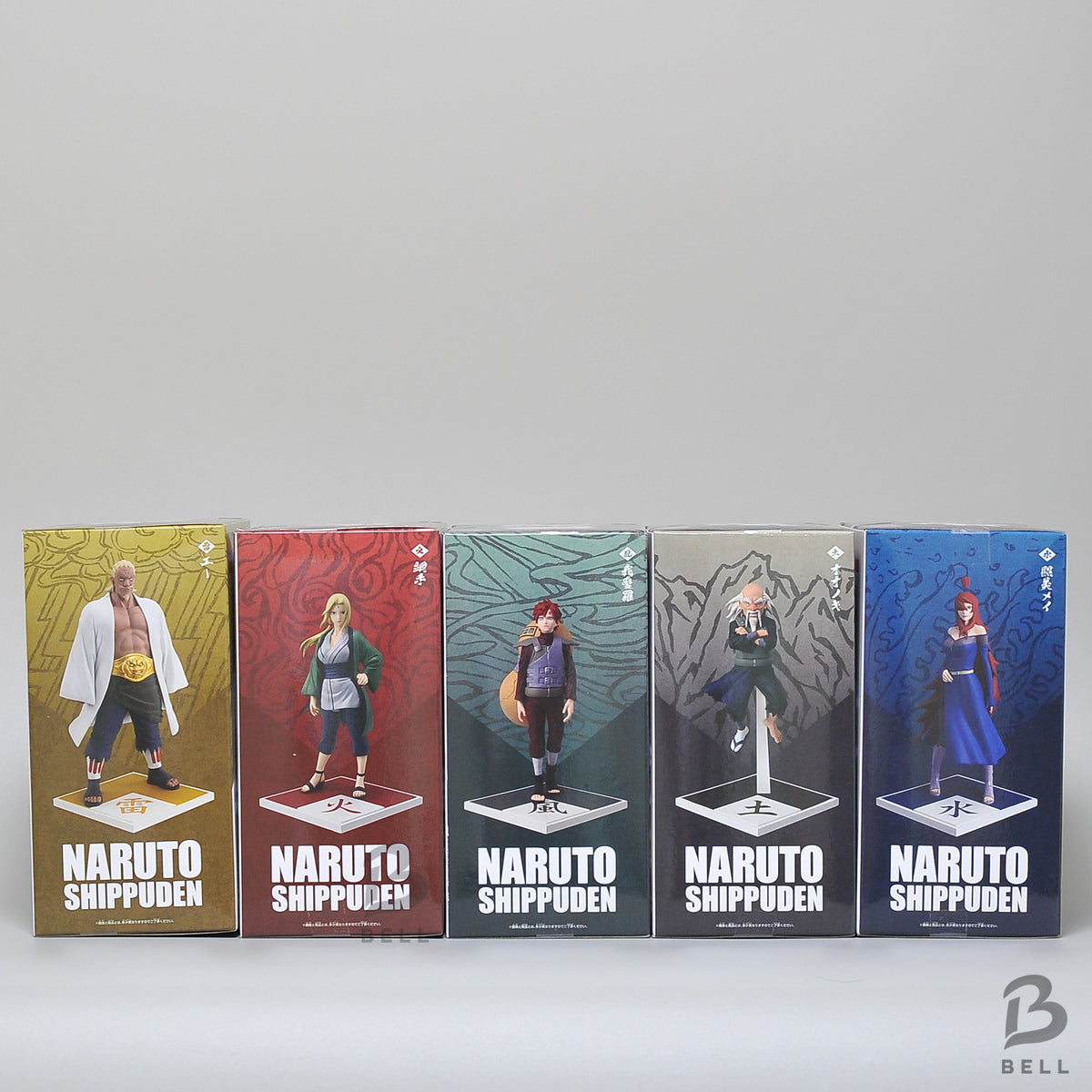 NARUTO Shippuden Five Kage Gaara Tsunade Onoki Mei Ay Figure Banpresto Set New