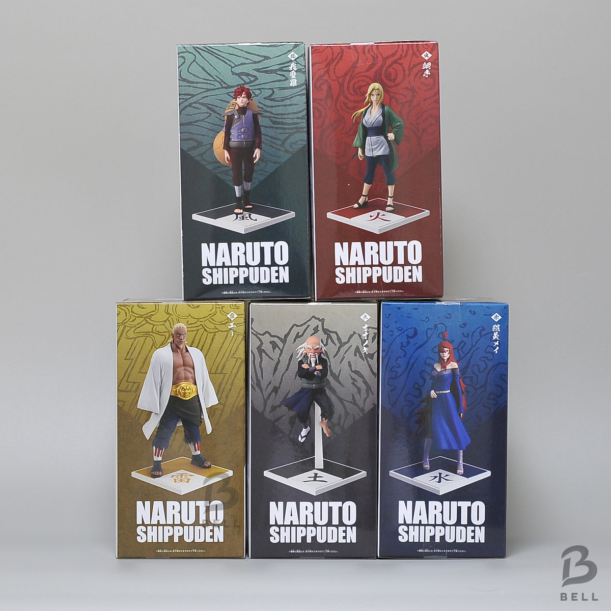 NARUTO Shippuden Five Kage Gaara Tsunade Onoki Mei Ay Figure Banpresto Set New