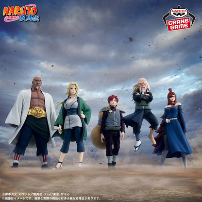 NARUTO Shippuden Five Kage Gaara Tsunade Onoki Mei Ay Figure Banpresto Set New