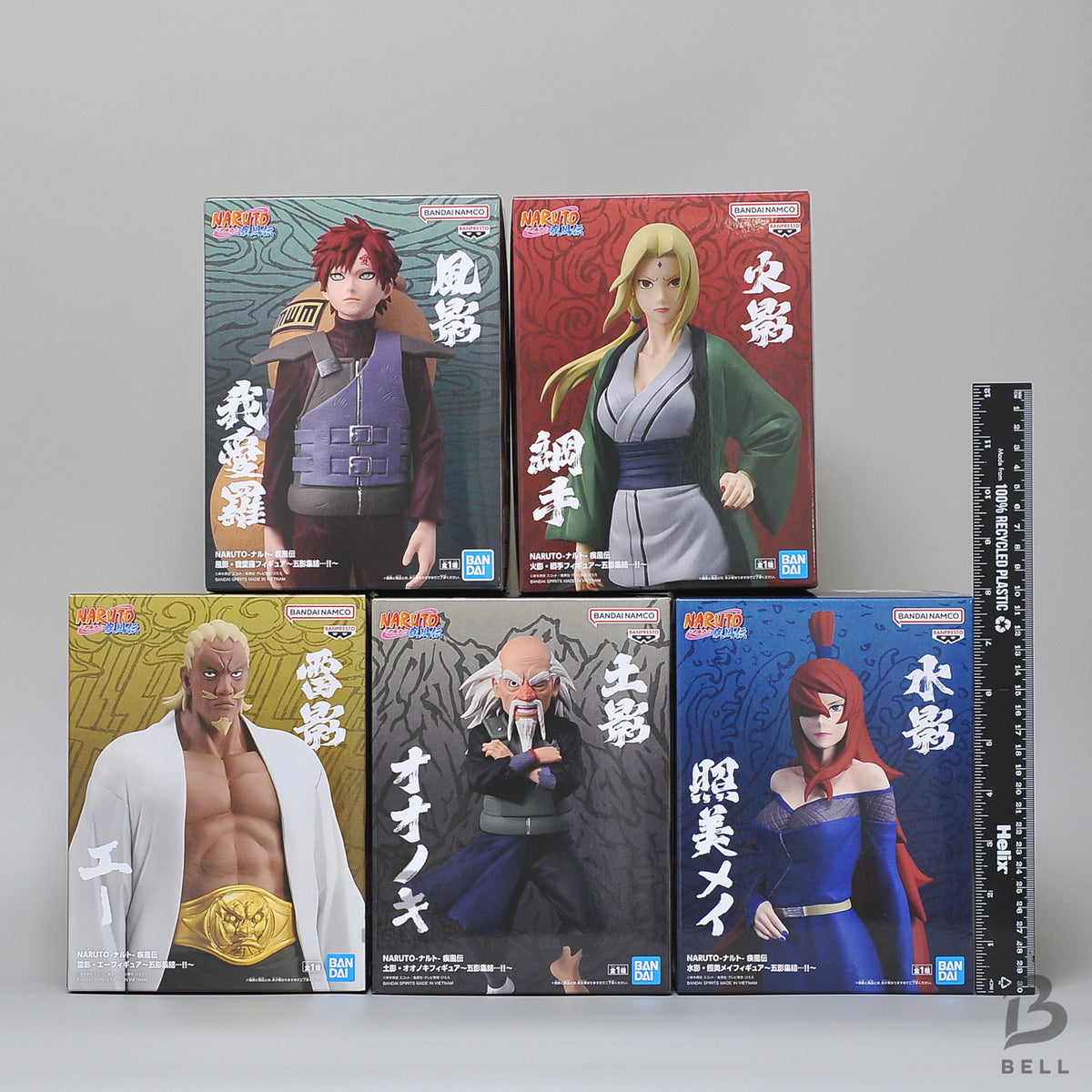 NARUTO Shippuden Five Kage Gaara Tsunade Onoki Mei Ay Figure Banpresto Set New