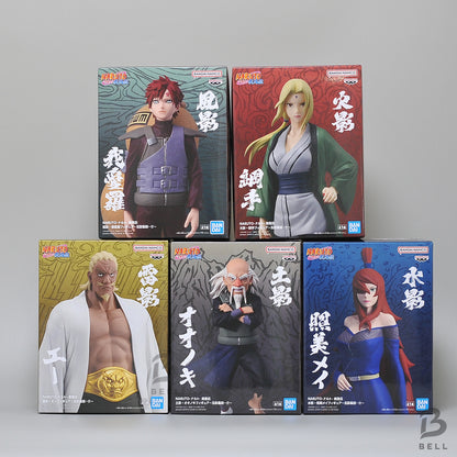 NARUTO Shippuden Five Kage Gaara Tsunade Onoki Mei Ay Figure Banpresto Set New