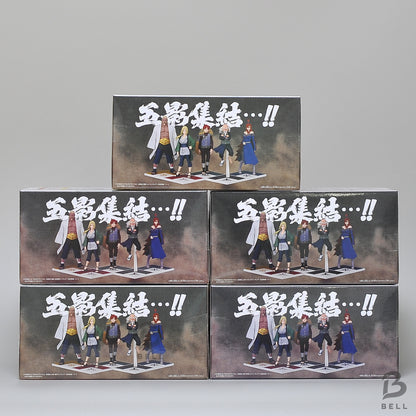 NARUTO Shippuden Five Kage Gaara Tsunade Onoki Mei Ay Figure Banpresto Set New