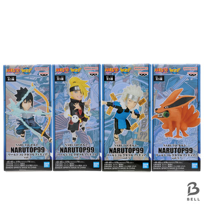 Banpresto NARUTO WCF Narutop99 Vol.5 Sasuke Deidara Tobirama Kurama Set Japan