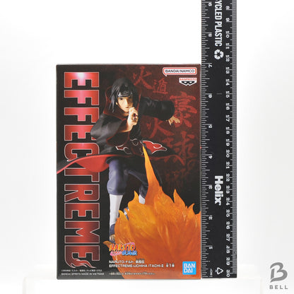 EFFECTREME Uchiha Itachi II box beside a vertical ruler for size comparison