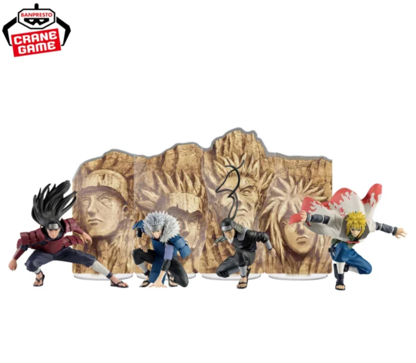 NARUTO PANEL SPECTACLE Hashirama/Tobirama/Hashirama/Hiruzen/ Minato  Set of 4