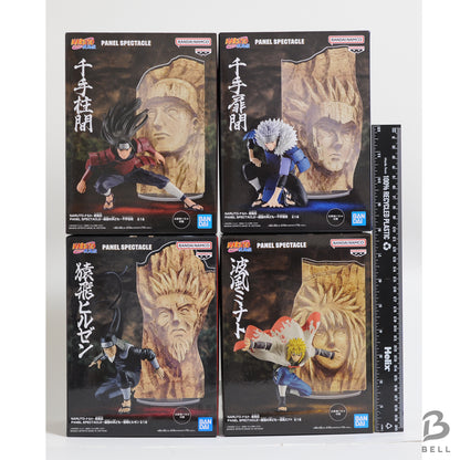 NARUTO PANEL SPECTACLE Hashirama/Tobirama/Hashirama/Hiruzen/ Minato  Set of 4