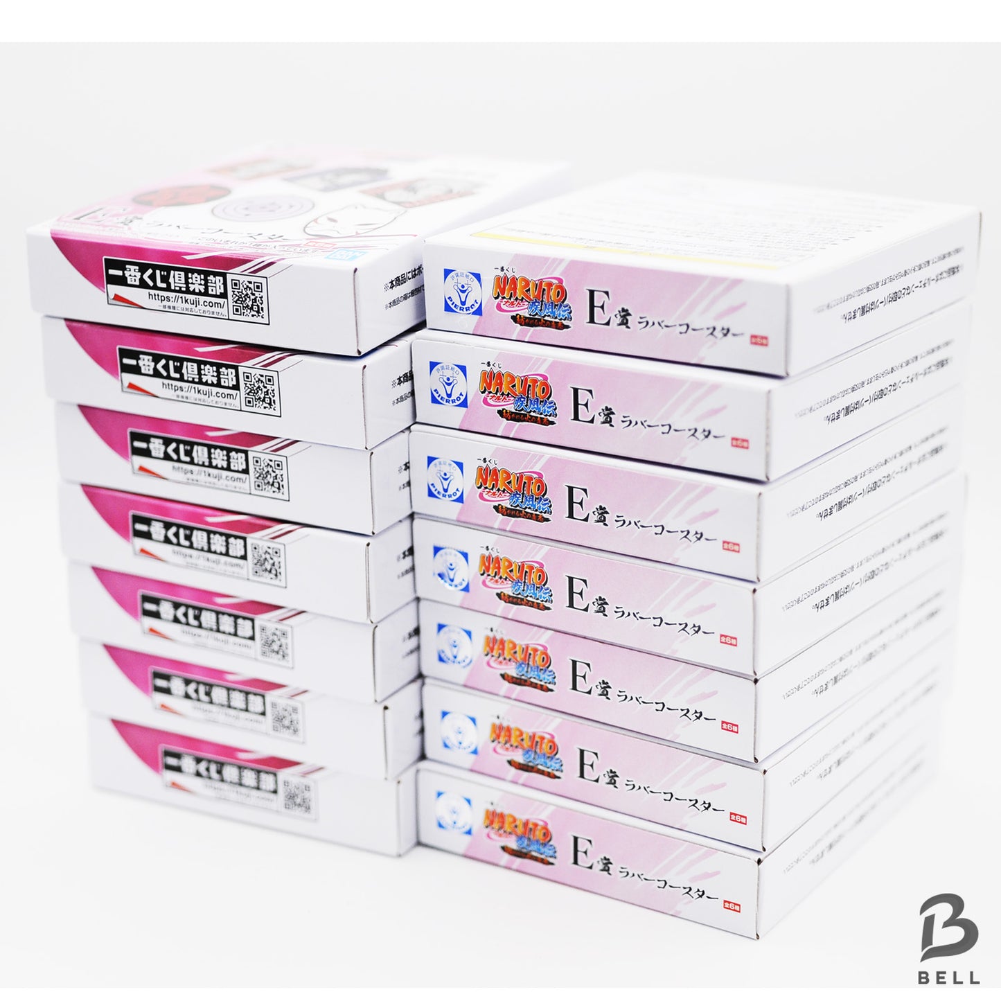 Wholesale NARUTO Ichiban Kuji MASTERLISE Prize Rubber Coaster Set of 14 sealed