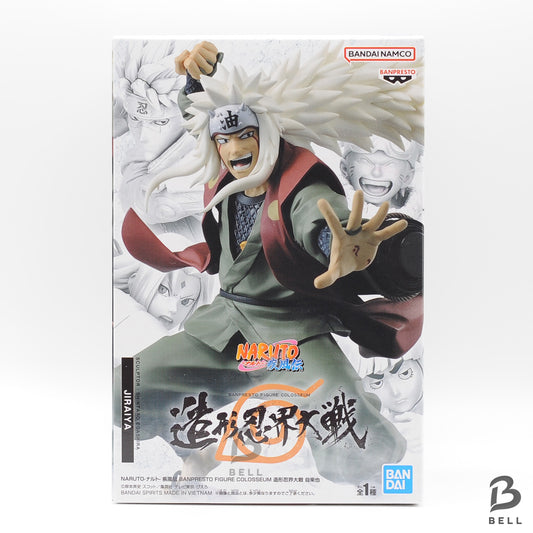 Naruto Shippuden Jiraiya Figure Banpresto Colosseum Ninja World War Sealed japan