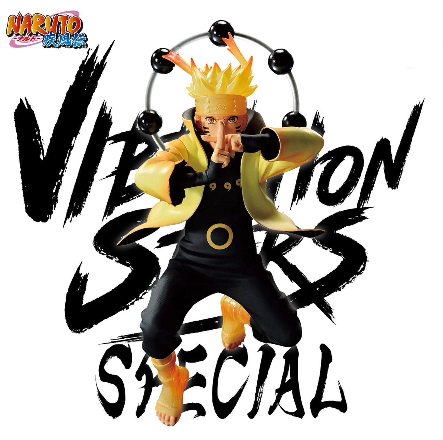 NARUTO VIBRATION STARS shippuden NARUTO UZUMAKI V Figure Translucent ver. new