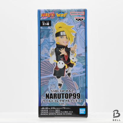 Banpresto NARUTO WCF Narutop99 Vol.5 Sasuke Deidara Tobirama Kurama Set Japan