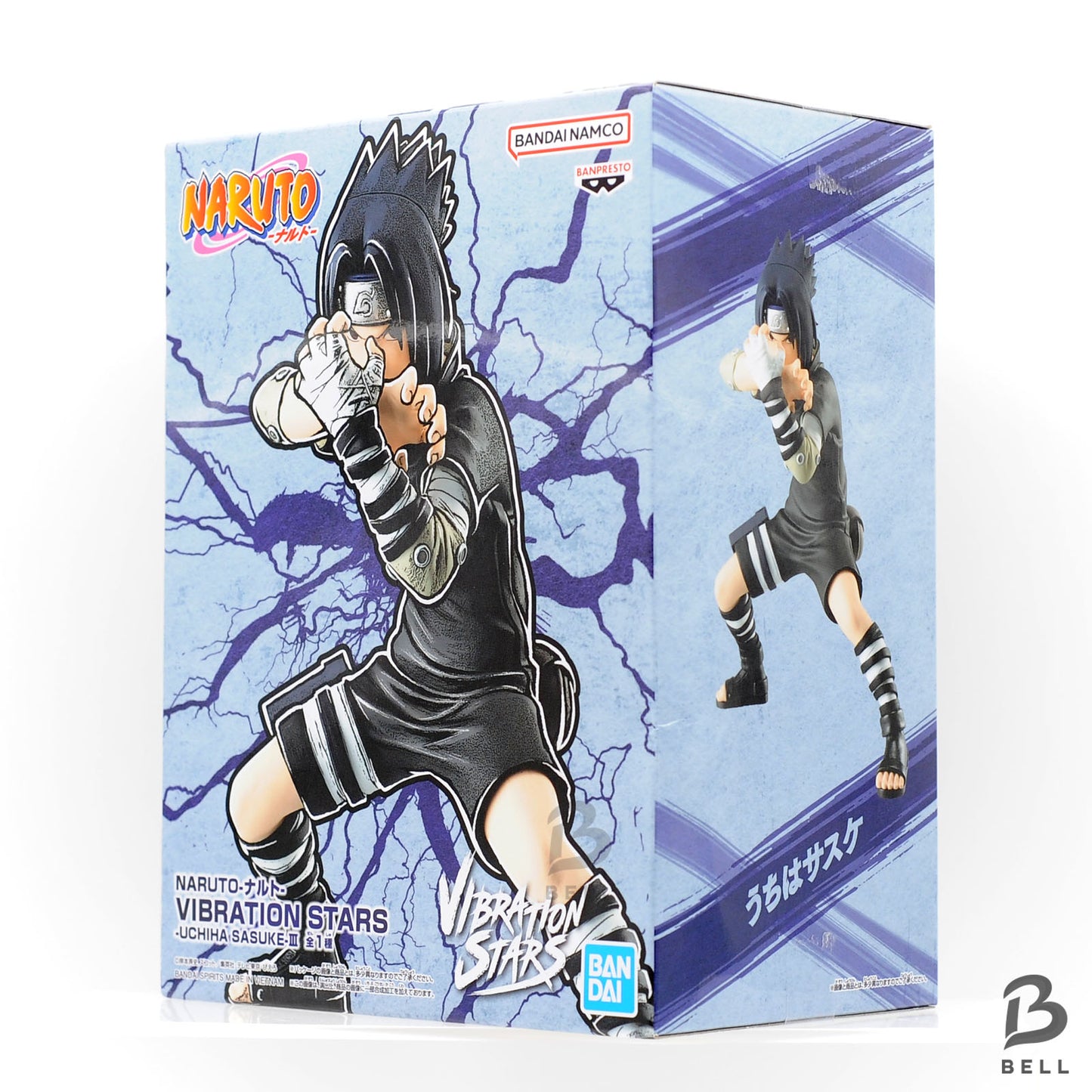 Banpresto Naruto Shippuden Anime Figure VIBRATION STARS Sasuke Shinra Tensei New