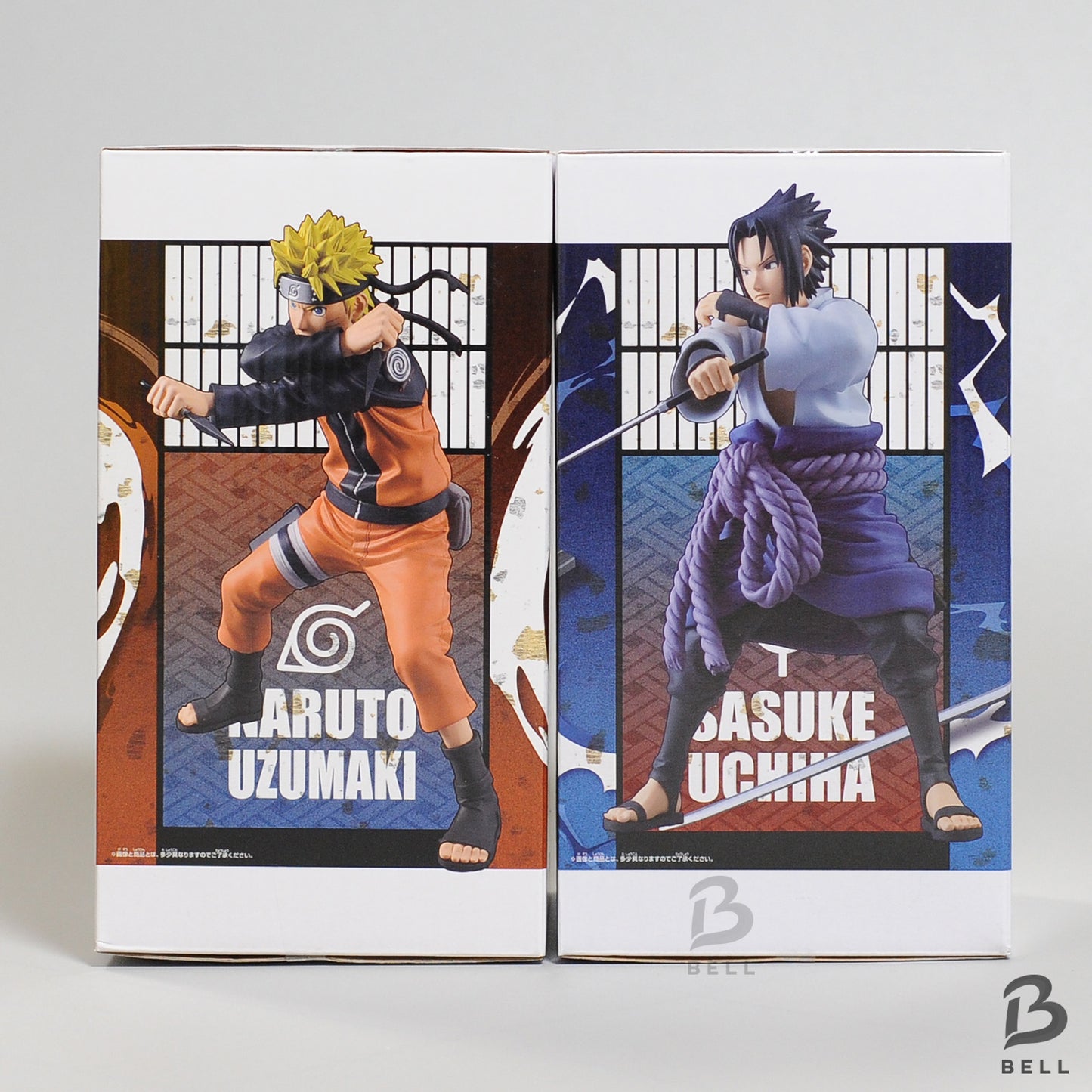 Naruto Shippuden Naruto Sasuke Grandista Figure Set of 2 BANPREST Japan Anime