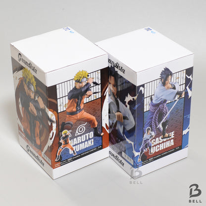 Naruto Shippuden Naruto Sasuke Grandista Figure Set of 2 BANPREST Japan Anime