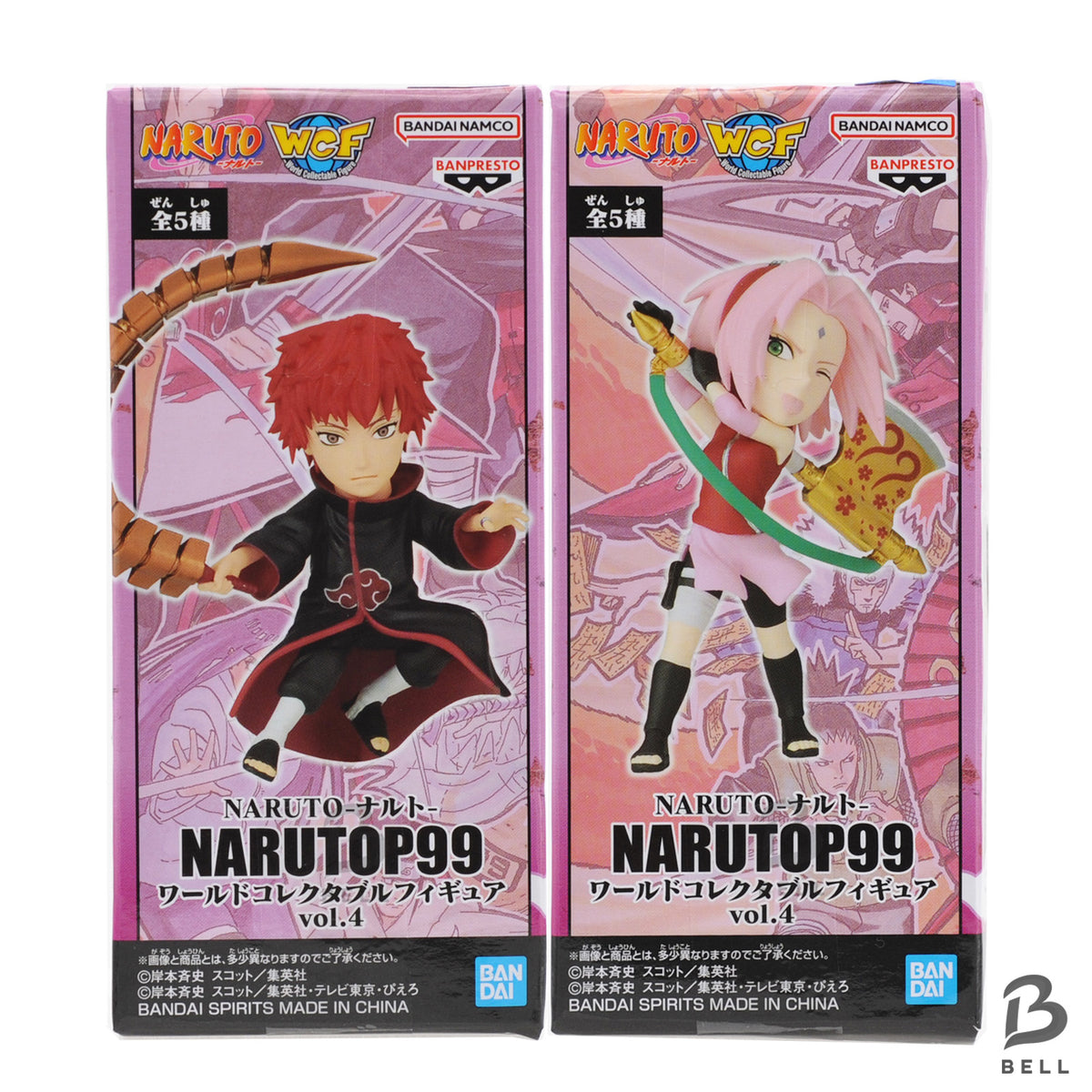 Naruto P99 WCF Sasori vs Sakura Figure Set Vol.4 Japan World Collectable Figure