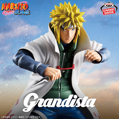 Naruto Shippuden Grandista Namikaze Minato Figure BANPRESTO Authentic Japan BNIB
