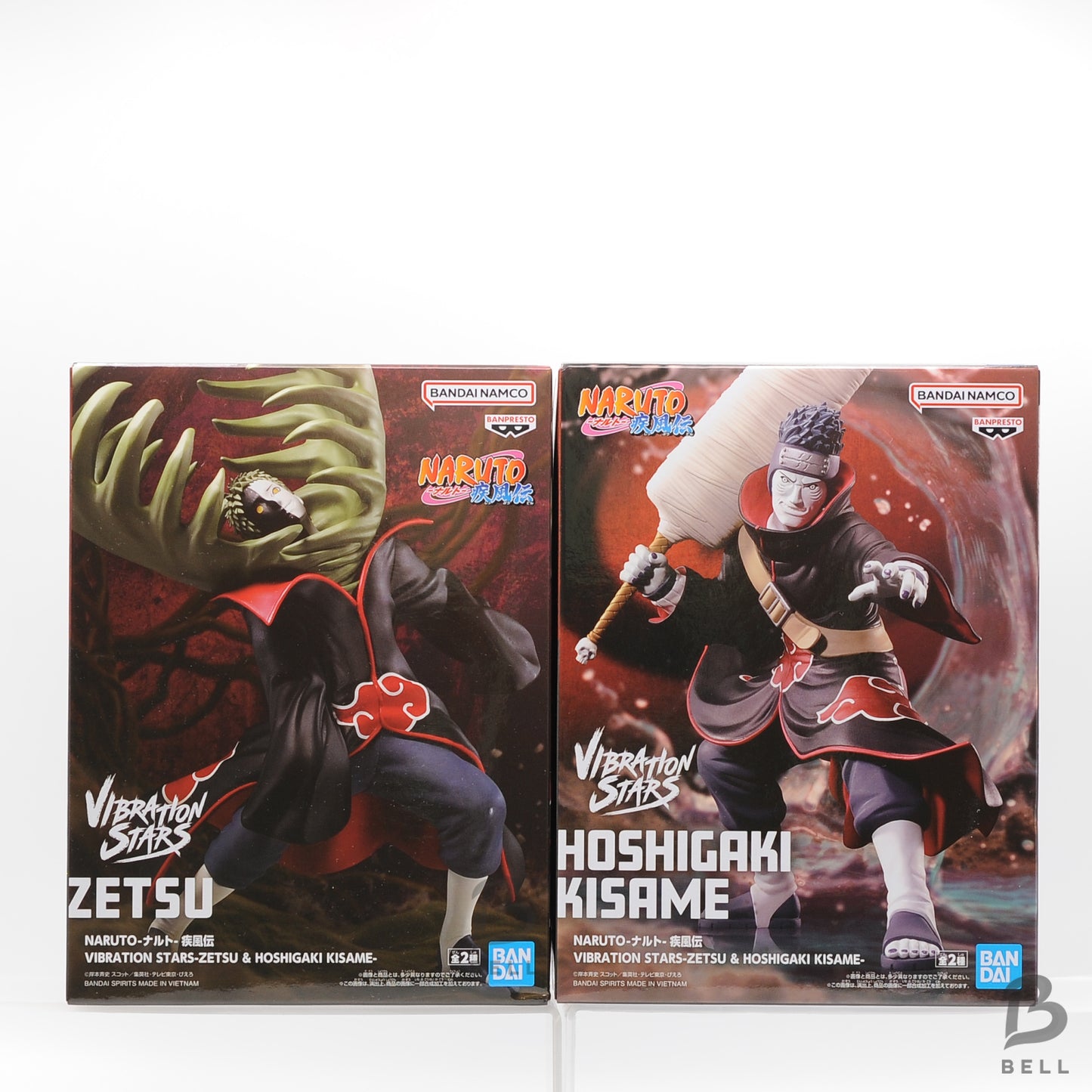 Naruto Shippuden VIBRATION STARS Zetsu & Kisame Hoshigaki Set Figure Akatsuki JP