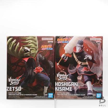 Naruto Shippuden VIBRATION STARS Zetsu & Kisame Hoshigaki Set Figure Akatsuki JP